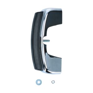 0009-5 Bumperrozet chroom, voor montage met bumperrubber