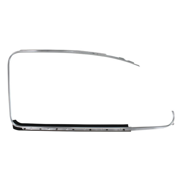 Ruitlikker + chroomrand, rechtsbuiten, per stuk, Originele Duitse kwaliteit!