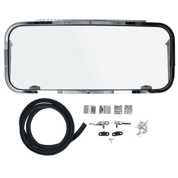 Safari ruit, achteraan, RVS gepolijst