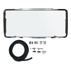 0396-510 Safari ruit, achteraan 'Deluxe', RVS gepolijst