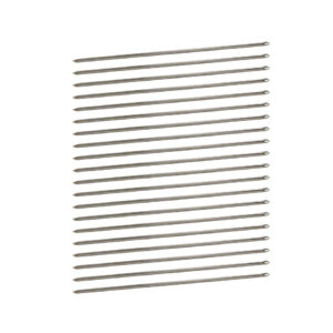 Sierlijst voor motorventilatie, Inox