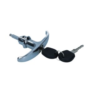 0429-400 Achter laadklepslot met sleutel - Chroom