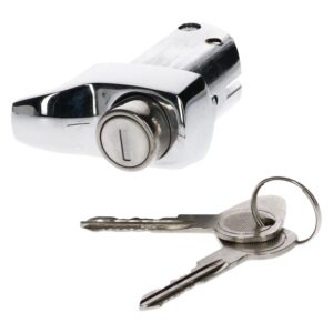 0429-660 Motorklepslot met sleutel, Chroom TQ