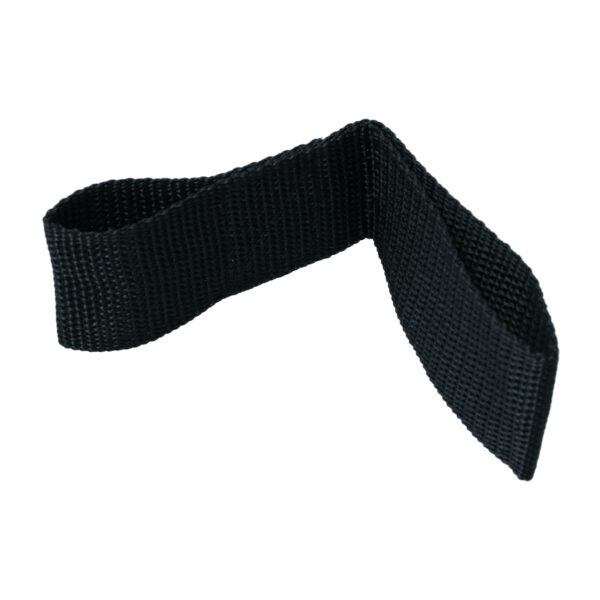 Deurstrap zijlaaddeur (175mm), zwart