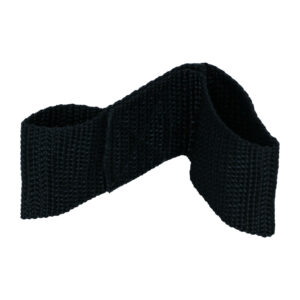 0438-615 Deurstrap zijlaaddeur (143mm), zwart