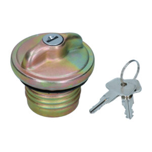 Benzinedop met slot, schroefdraadsluiting