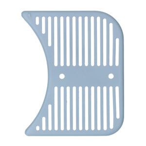 0525-622 Dashboardgrill rechts, met gaatjes voor chromelijst