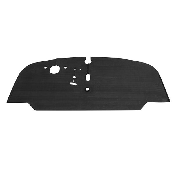 Rubber vloermat vooraan (zwart)