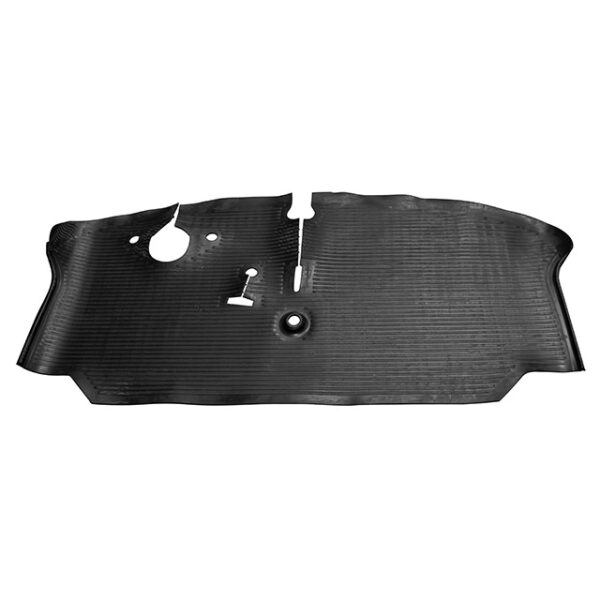 Rubber vloermat vooraan (zwart)