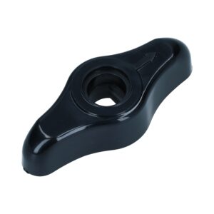 0544-210 Knop ventilatietunnel verdelerklep - zwart