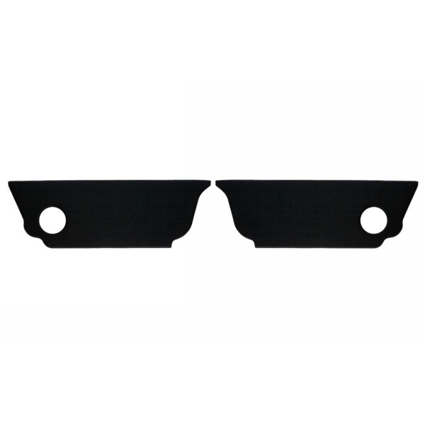 Schutborden achteraan - zwart (paar)