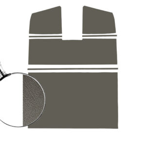 Hemelpanelen set, dubbelcabine, grijs PVC