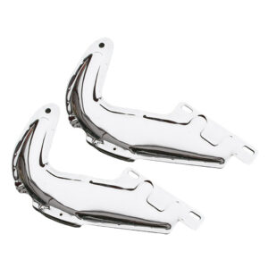 0572 Voorkofferscharnieren, verchroomd, per paar