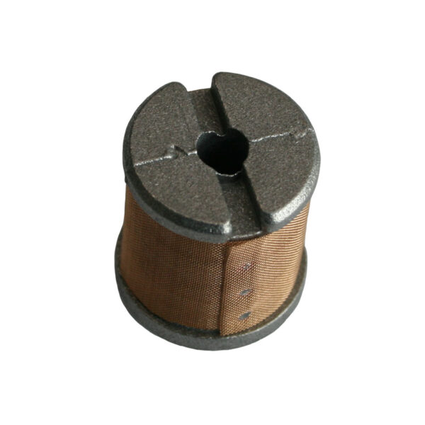 Filter in filterhuis voor benzinekraan