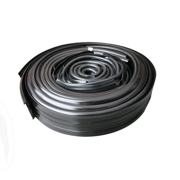 Spatbordrubber kit Notchback, zwart