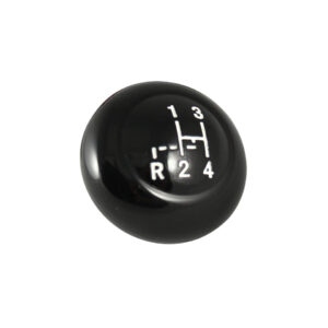 Knop versnellingshendel 7mm, zwart