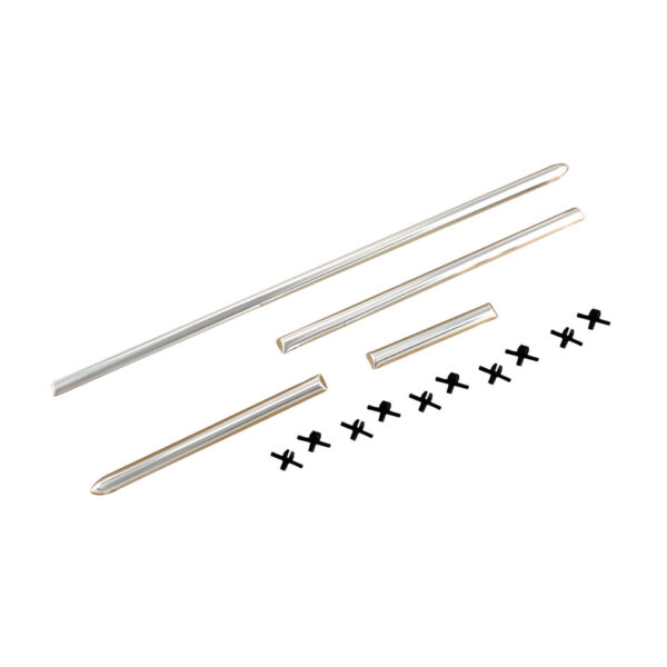 Dashboardsierlijst met klemmen