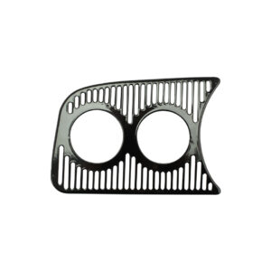 12507 Dashboardgrille links, voor 2 meters 52mm
