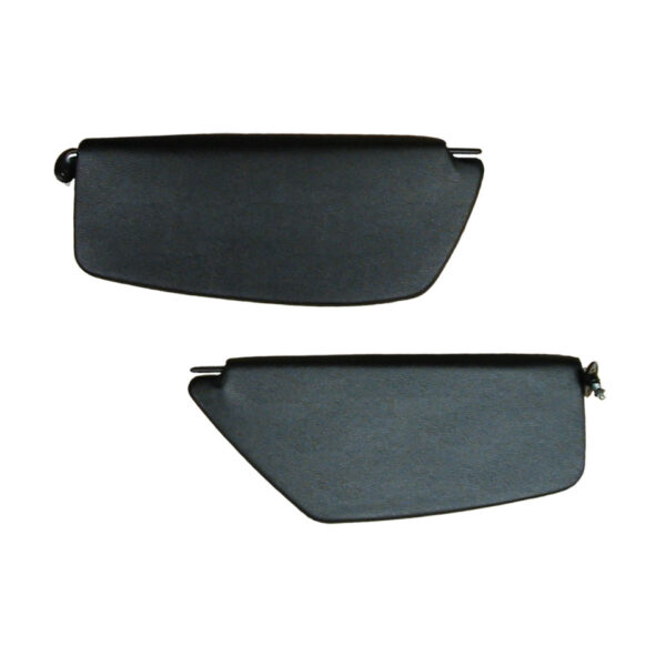Zonnekleppen, per paar, zwart