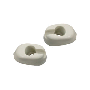 12871 Zonneklepclips wit (paar)