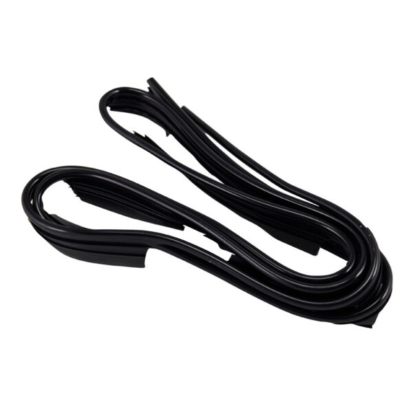 Spatbordrubber zwart (TQ), Duitse kwaliteit (voorgesneden), per spatbord