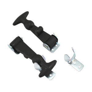 13111 Abarth style rubber hood latches