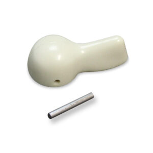 Vergrendel knop zijlaaddeurslot - zilverbeige