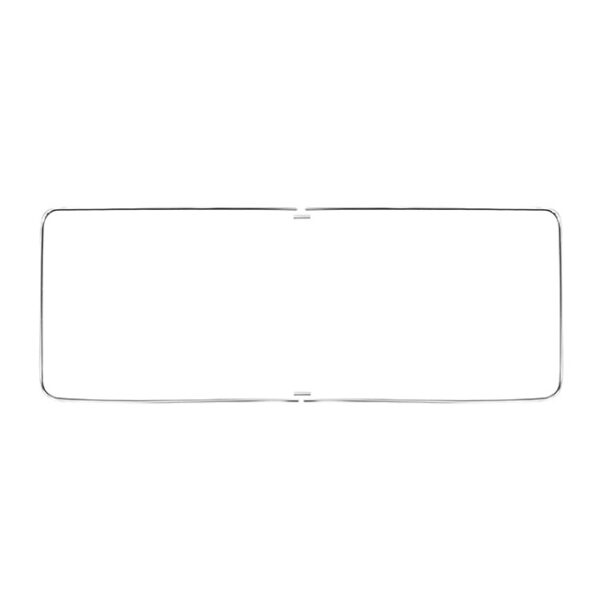 Raamsierlijst centrale zijruit 'Deluxe' (alu sierlijst)