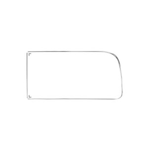 18338 Raamsierlijst achterste zijruit links met tochtruit 'Deluxe' (alu sierlijst)