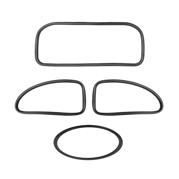 Raamrubberkit 'Deluxe' (alu trim)