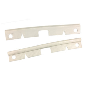 19369 Bumperrubbers vooraan, wolkenwit, per paar