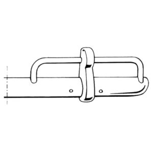8330 Bumper achter, export (USA), superchroom kwaliteit