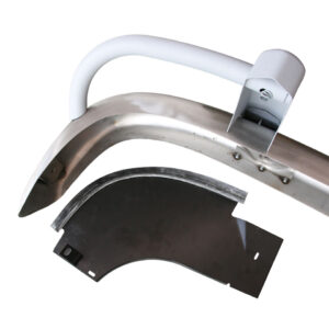 8412 Bumperspatplaat rubbers achteraan, per paar