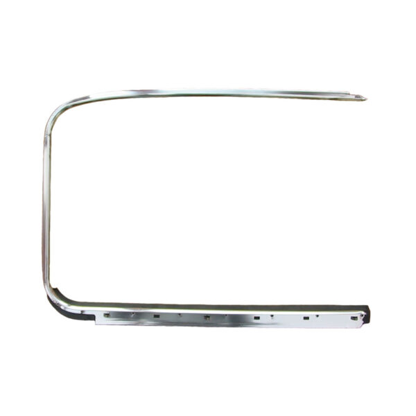 Ruitlikker + chroomrand, rechtsbuiten, per stuk, Originele Duitse kwaliteit