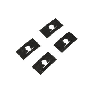 Clips voor Karmann Ghia logo op achterklep, 4 stuks