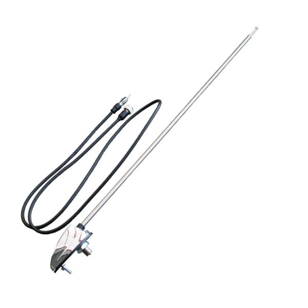 Antenne chroom, 1 punts montage