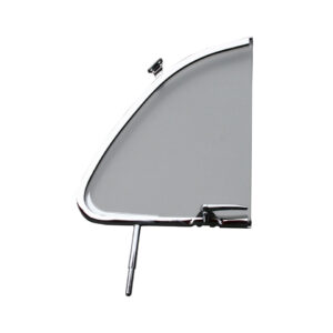 9376 Tochtruit compleet met glas, chroom, rechts