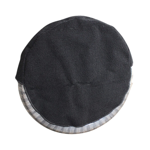 Tapijthoes voor reservewiel, zwart tapijt