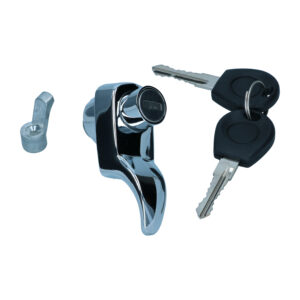 0429-5 Achter laadklepslot, chroom