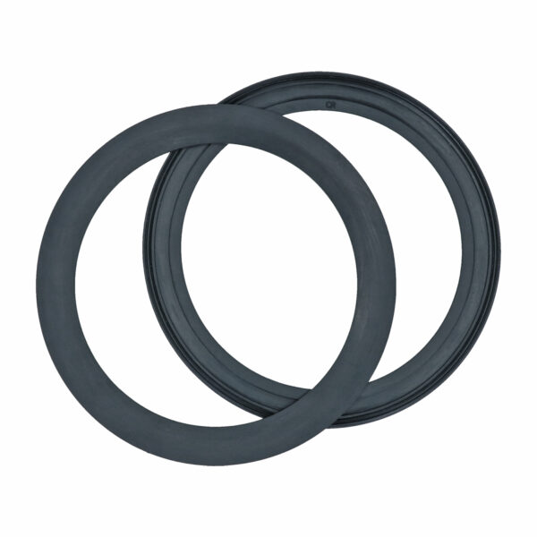 Rubber rond koplampglas