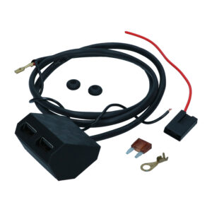 0699-260 USB lader voor asbak, 12 volt (metalen asbak)