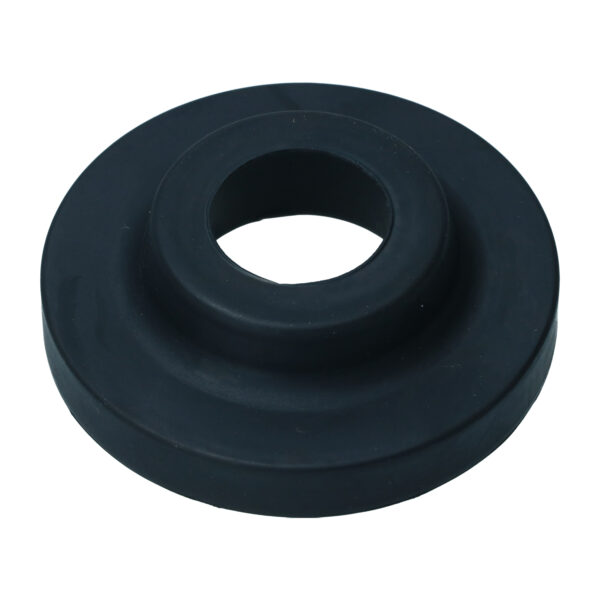 Rubber tussen achteras ,  chassis centraal, bovenaan/onderaan