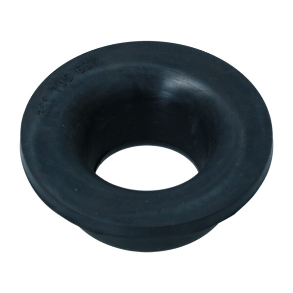 Rubber tussen achteras ,  chassis, bovenaan