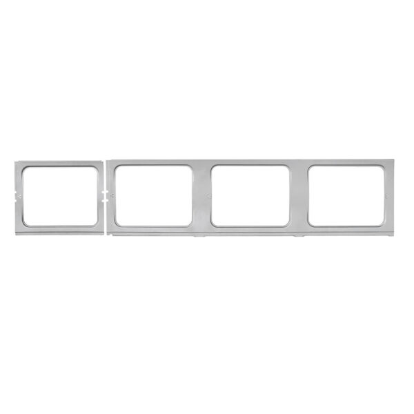 Binnenplaat compleet voor 4 zijruiten Links