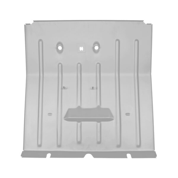 Vloerplaat tussen wielkasten vooraan