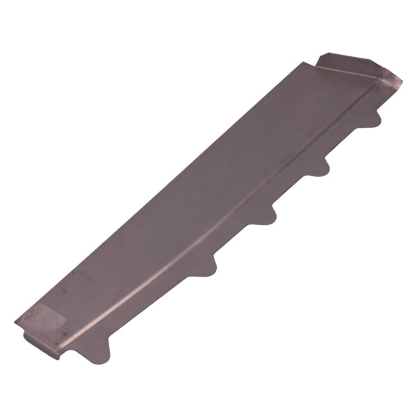 Plaatje tussen achterhoek en binnenpaneel, rechts