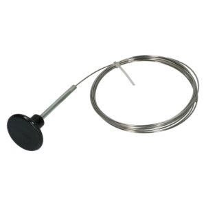 0960-006_2D_0001 Voorkofferkabel bakeliet zwart