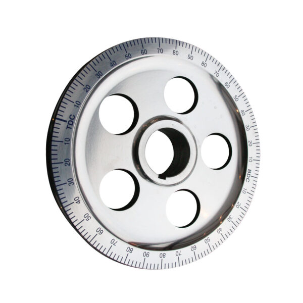 Poelie std. blauw (met gaten)