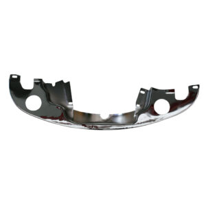 11336 Plaat achter motor,, met verwarming / voorverwarming (chroom)