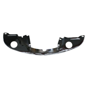 11338 Plaat achter motor,, met verwarming / zonder voorverwarming (chroom)